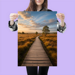 Hautes Fagnes High Fens Boardwalks Belgium poster 3