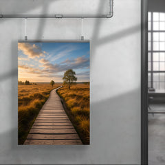 Hautes Fagnes High Fens Boardwalks Belgium poster 4