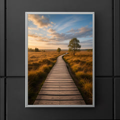 Hautes Fagnes High Fens Boardwalks Belgium poster 5