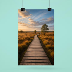 Hautes Fagnes High Fens Boardwalks Belgium poster 6