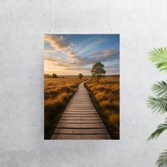 Hautes Fagnes High Fens Boardwalks Belgium poster 7