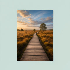 Hautes Fagnes High Fens Boardwalks Belgium poster 8