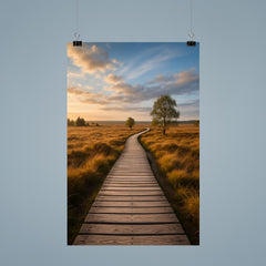 Hautes Fagnes High Fens Boardwalks Belgium poster 9