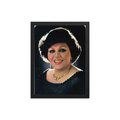 Hayedeh framed print on a plain backdrop in size 12"x16".