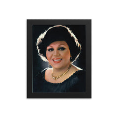 Hayedeh framed print on a plain backdrop in size 8"x10".