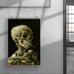 Head of a Skeleton by Vincent Van Gogh poster 4