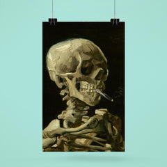 Head of a Skeleton by Vincent Van Gogh poster 6