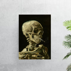 Head of a Skeleton by Vincent Van Gogh poster 7