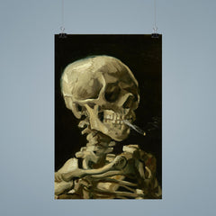 Head of a Skeleton by Vincent Van Gogh poster 9