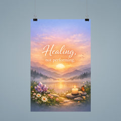 Healing not performing poster 9