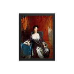 Hedvig Sophia of Sweden framed print on a plain backdrop in size 12"x16".