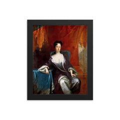 Hedvig Sophia of Sweden framed print on a plain backdrop in size 8"x10".