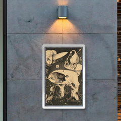 Hell by M C Escher, 1935 poster 2