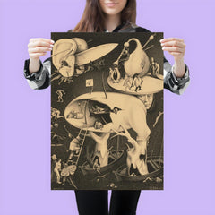 Hell by M C Escher, 1935 poster 3