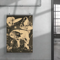 Hell by M C Escher, 1935 poster 4