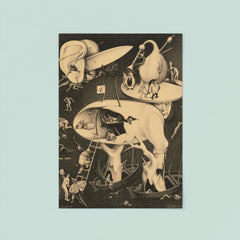 Hell by M C Escher, 1935 poster 8