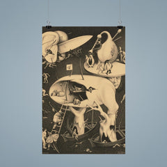 Hell by M C Escher, 1935 poster 9