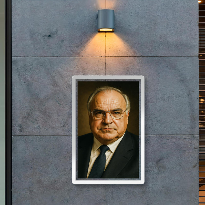 Helmut Kohl portrait poster 2