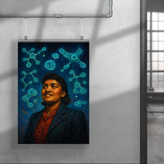 Henrietta Lacks under cellular constellations poster 4