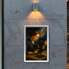 Henrietta Leavitt measuring stellar plates poster 2