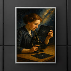Henrietta Leavitt measuring stellar plates poster 5