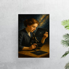 Henrietta Leavitt measuring stellar plates poster 7