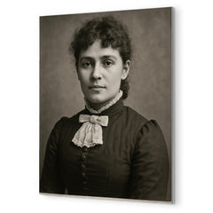 Henrietta Mann metal print mockup