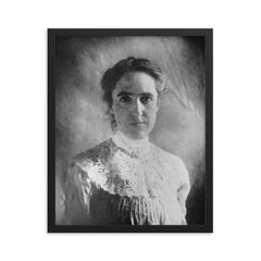 Henrietta Swan framed print on a plain backdrop in size 16"x20".