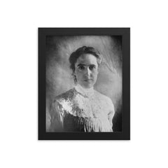 Henrietta Swan framed print on a plain backdrop in size 8"x10".