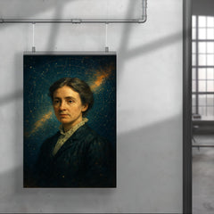Henrietta Swan Leavitt star map portrait poster 4
