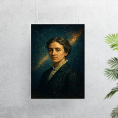 Henrietta Swan Leavitt star map portrait poster 7