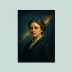 Henrietta Swan Leavitt star map portrait poster 8