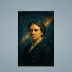 Henrietta Swan Leavitt star map portrait poster 9