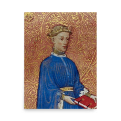 Henry V poster on a plain backdrop in size 18"x24".