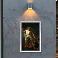 Hercules Removes Cerberus from the Gates of Hell by Johann Köler, 1855 poster 2