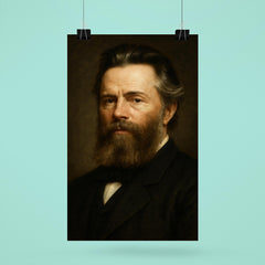 Herman Melville portrait poster 6