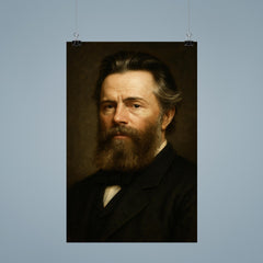 Herman Melville portrait poster 9