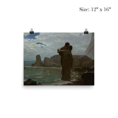 Hero and Leandre by Louis-Marie Baader, 1866 poster 3