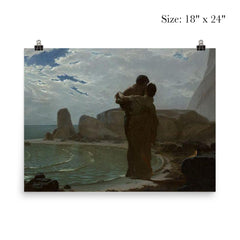 Hero and Leandre by Louis-Marie Baader, 1866 poster 5