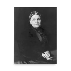 Hetty Green poster on a plain backdrop in size 18"x24".