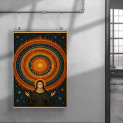 Hildegard of Bingen cosmic vision mandala poster 4