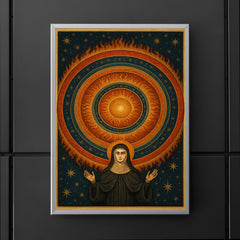 Hildegard of Bingen cosmic vision mandala poster 5