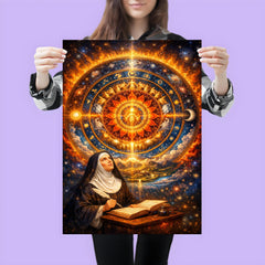 Hildegard von Bingen cosmic mandala vision poster 3