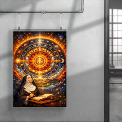 Hildegard von Bingen cosmic mandala vision poster 4