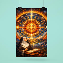 Hildegard von Bingen cosmic mandala vision poster 6