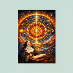 Hildegard von Bingen cosmic mandala vision poster 8