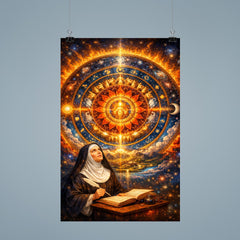 Hildegard von Bingen cosmic mandala vision poster 9