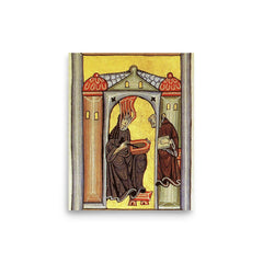 Hildegard von Bingen poster on a plain backdrop in size 8"x10".