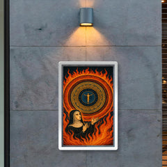 Hildegard von Bingen vision of cosmic mandala and fire poster 2