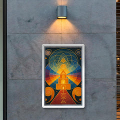 Hilma af Klint occult geometry temple poster 2